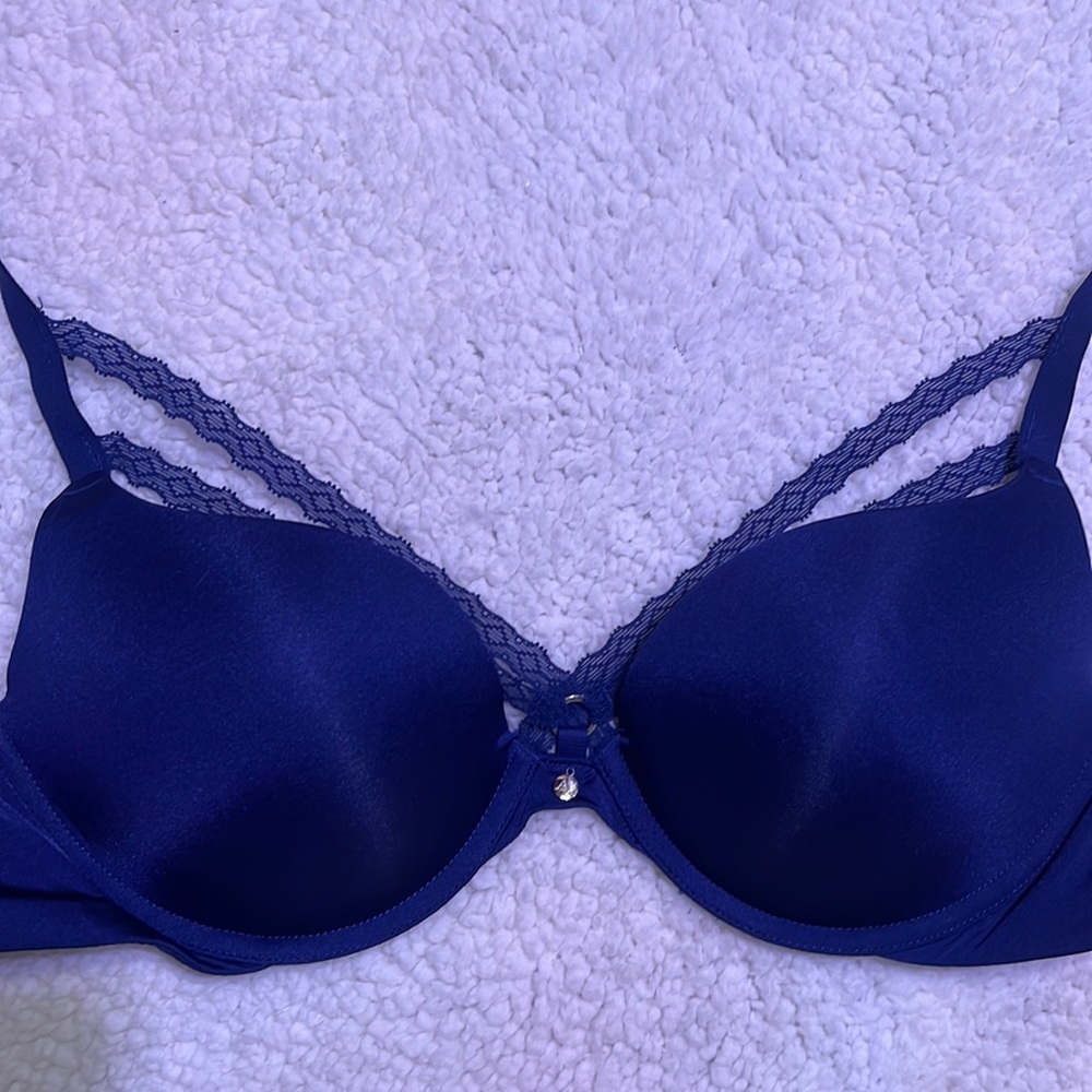 Adore Me navy bra
